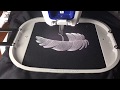 TuttiQuilt Studio. Brother VR &quot;Feather&quot; Embroidery #embroiderydesign #embroideryideas #featheremb