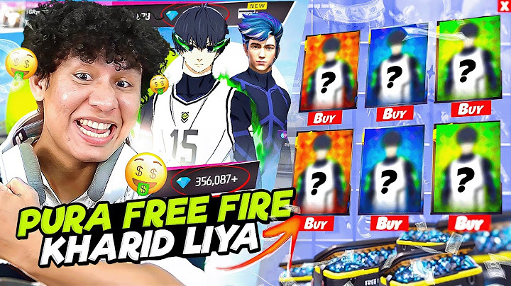 Buying Everything From Free Fire Store 💎 Solo Vs Squad with Blue Lock - Tonde Gamer