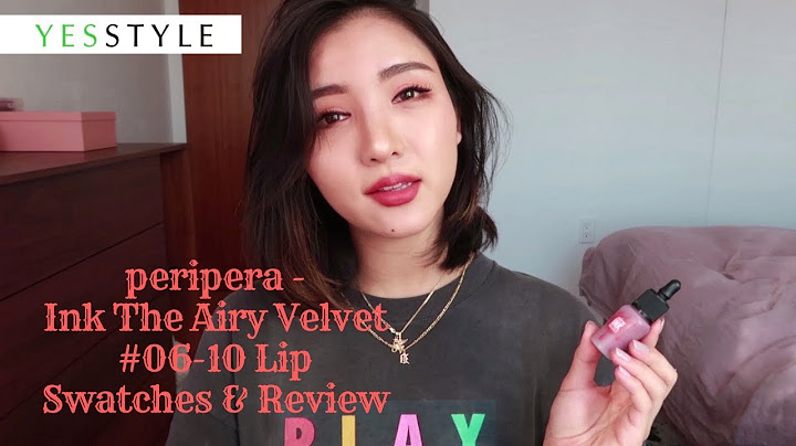 Peripera ink the airy velvet review năm 2024