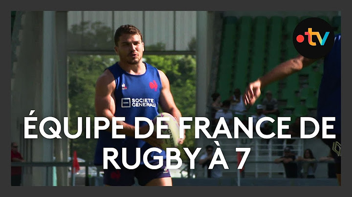 Pau : entrainement de l'équipe de France de rugby à 7