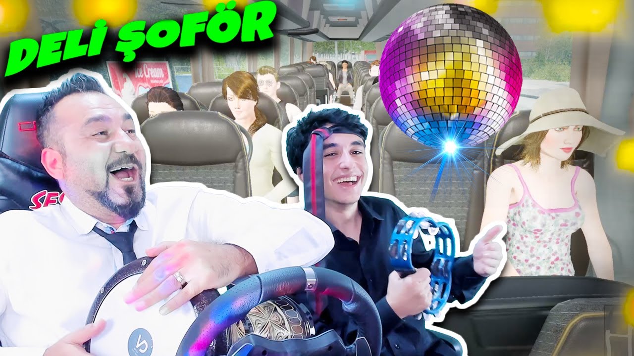 DELİ ŞOFÖR ve MUAVİNİ OTOBÜSÜ DİSKOYA ÇEVİRDİ! ART ARDA KAZALAR! | FERNBUS OTOBÜS SİMÜLATÖRÜ