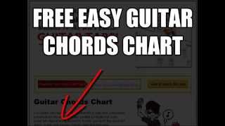 Guitar Chords Chart For Free Guitar Chords Chart For Free