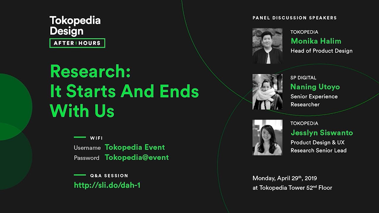 Design After Hours #1 - Research: It Starts and Ends with Us