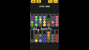 ball sort puzzle level 4063