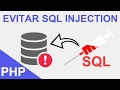 Login y Autenticación de Tipos de Usuario - Cómo  Evitar SQL Injection con PHP y HTML5