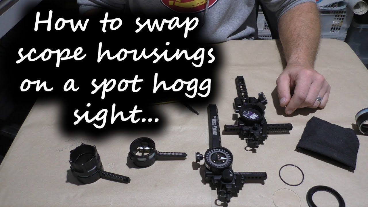 How to swap sight housings on Spot Hogg sights... YouTube