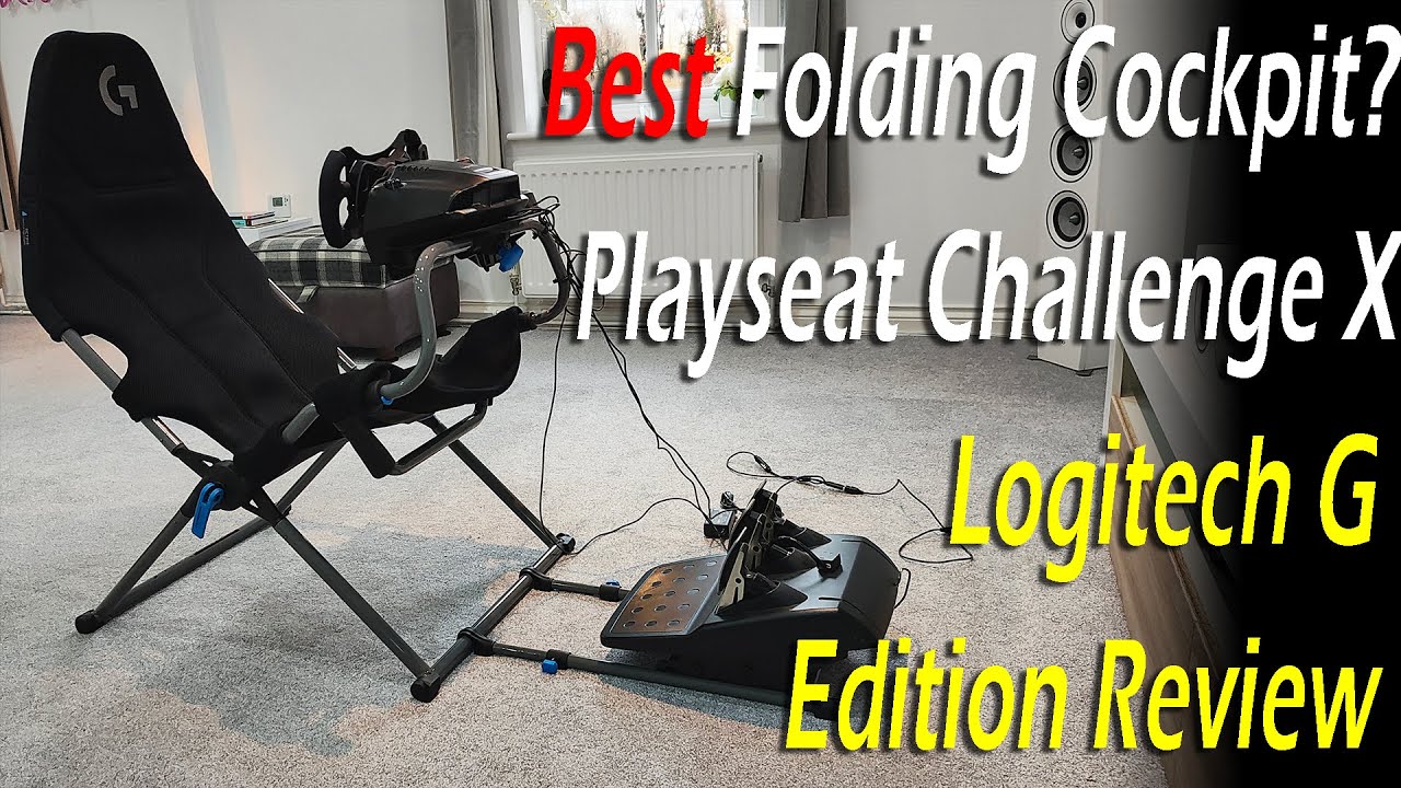 Ultra-portable Playseat Challenge X – Logitech G Edition sim