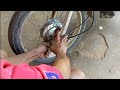 របៀបប្តូរស្សែហ្វ្រាំងមុខម៉ូតូHonda Dream C125 | របៀបផ្លាស់ខ្សែហ្វ្រាំងមុខម៉ូតូហុងដា ឌ្រីម