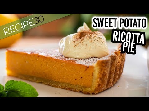 Sweet Potato Ricotta Pie