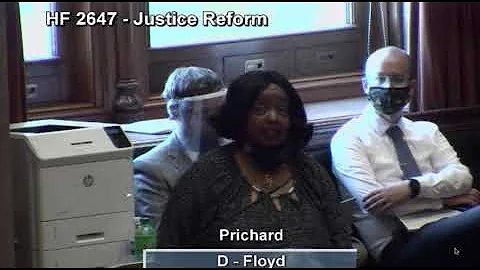 Ruth Ann Gaines speaks during historic Iowa House ...