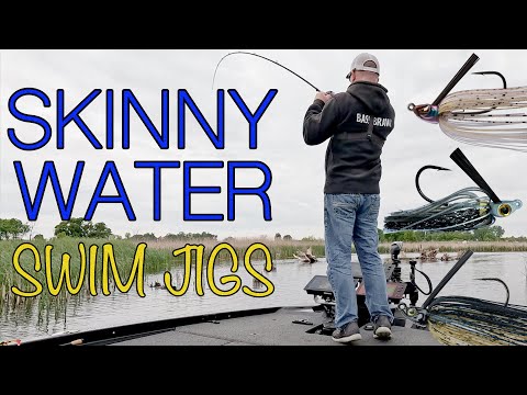 Skinny Water Bass Fishing: Swim Jigs in Ultra-Shallow Cover