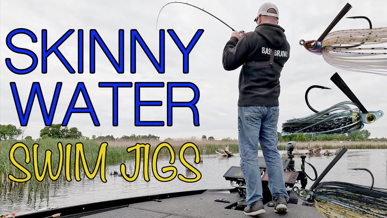 Skinny Water Bass Fishing: Swim Jigs in Ultra-Shallow Cover