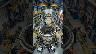 Awe-inspiring mega-structure assembly: #shorts #megastructures #engineering #spacetech #epic