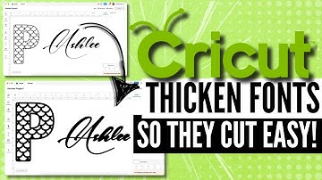 Quick And Easy Tips To Thicken Fonts In Cricut Design Space!
