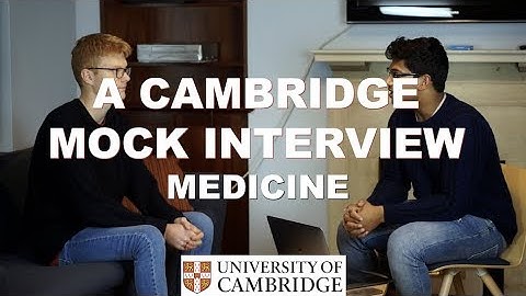 Cambridge Mock Interview for Medicine