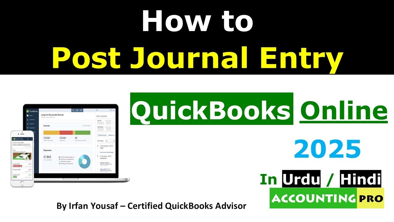 09 - How to Post Journal Entry | QuickBooks Online Tutorial | Urdu ...