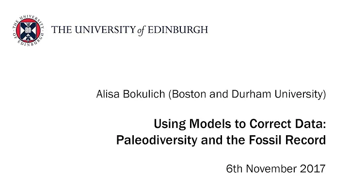 Alisa Bokulich: Using models to corect data: