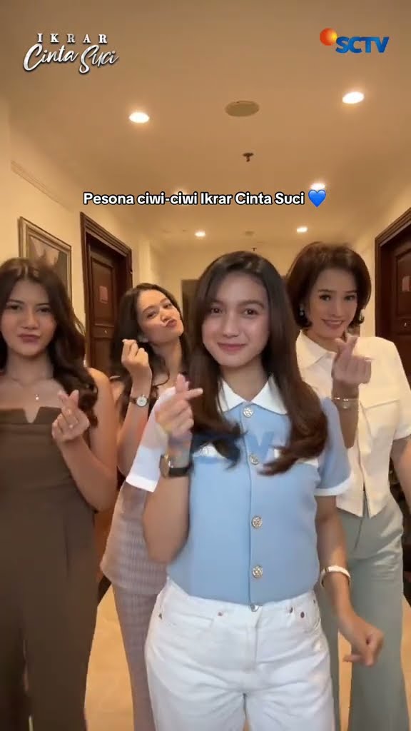 Cantiknya no kaleng-kaleng! Pesona cast cewek Ikrar Cinta Suci ?❤️ #shorts