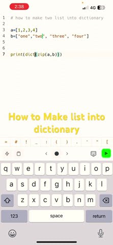 Tips 2 - Python List into Dictionary | how to make to list into ...