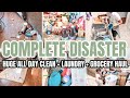 HUGE ALL DAY COMPLETE DISASTER CLEAN WITH ME | REAL LIFE CLEANING MOTIVATION| 2021 LAUNDRY ROUTINE