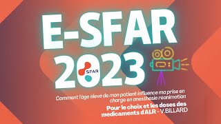 Pour le choix et les doses des médicaments d&#39;ALR - C.AVELINE - eSFAR 2023