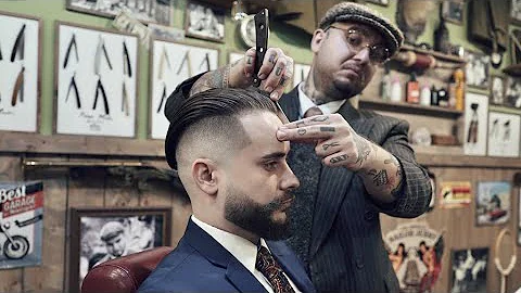 ASMR BARBER - How a barber can change your day - U...