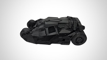 How to Create a Batmobile Tumbler Mouse Using 3D Printing Techniques!