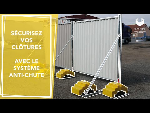 Comment éviter la chute de vos clôtures de chantier grâce au Système Anti-Chute BATISEC ?