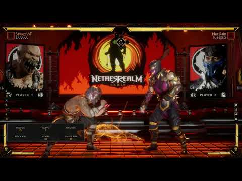 Baraka's sweet krushing blows
