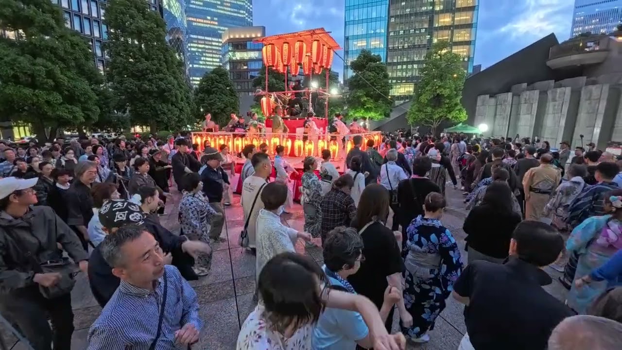 八木節 赤坂日枝神社盆踊り3日目10 山王祭「山王音頭と民踊大会