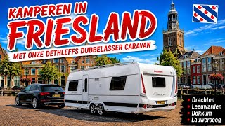 ⛺Kamperen in Friesland met onze Dethleffs Dubbelasser caravan