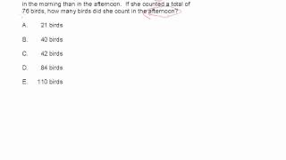 CBEST Practice Test Math Question 26