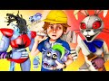 GREGORY REPARA A ROXY (Español FNAFSB Glamrock Bob Animación FNAF: Security Breach Parodia Animada)