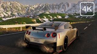 Silver GTR Nismo Winter Drifting | Extreme Snow Driving | Forza Horizon 6 {NO HUD}