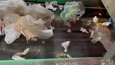 NRT Spydir-R Optical Sorter sorting plastic film Depodath Waste Treatment Plant.