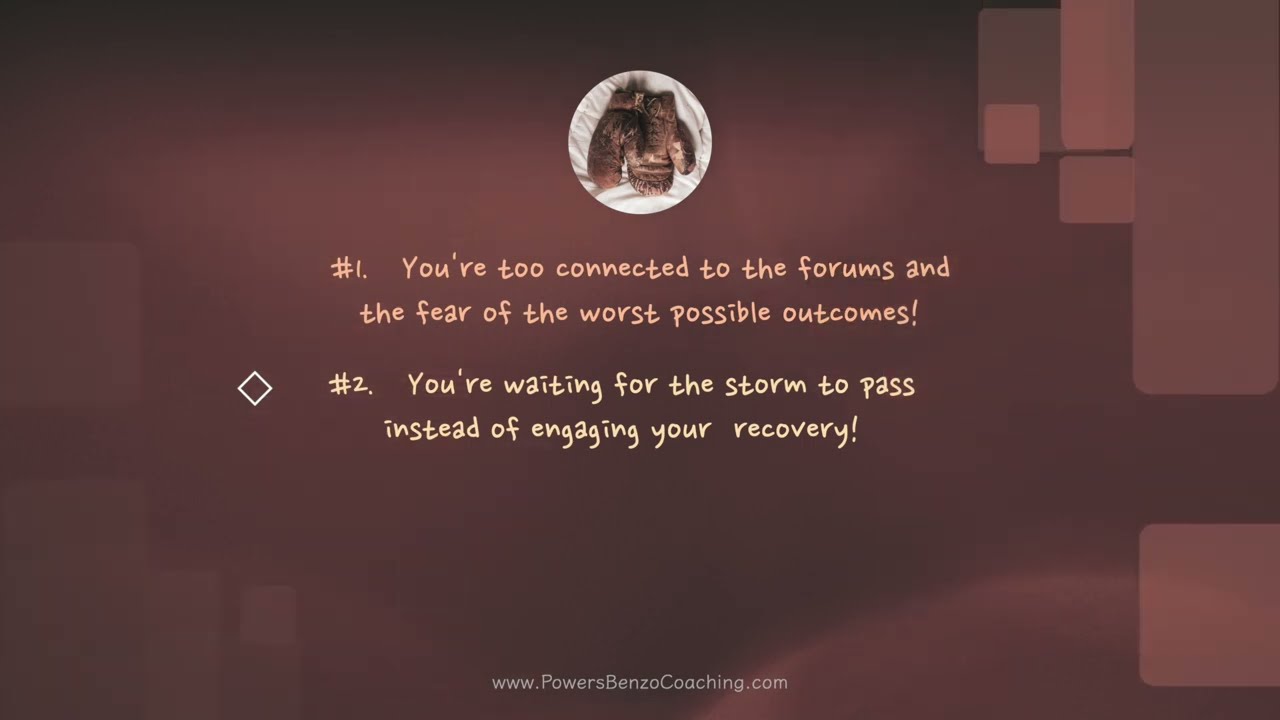 3 Reasons You're NOT Healing from BENZOS!