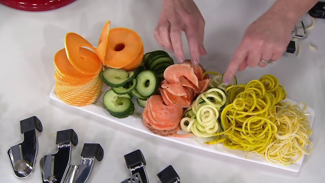 VIDEO: Using the Spiralizer Plus with Peel, Core, and Slice