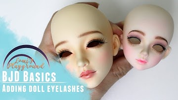 BJD Basics: Applying or removing doll eyelashes