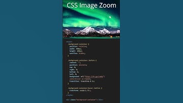 Simple CSS Image Zoom #shorts  #code #css