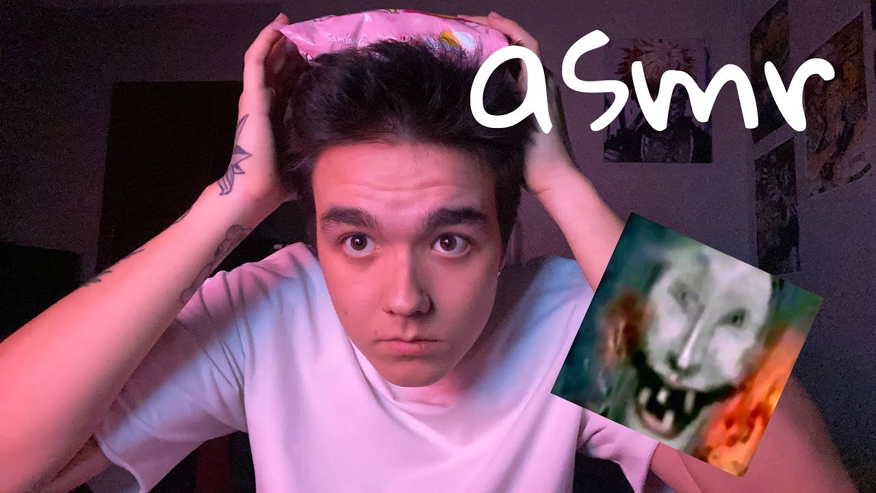 асмр осмотр у странного доктора с синдромом туретта, визуальные триггеры + звуки рта