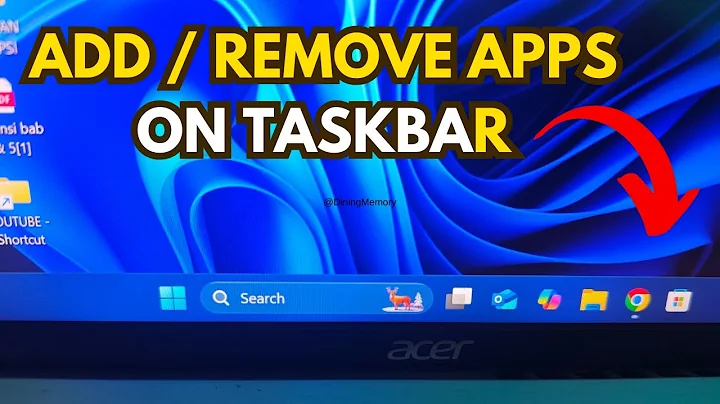 How to Pin / Unpin Apps on Taskbar on Windows 11 or 10 PC / Laptop