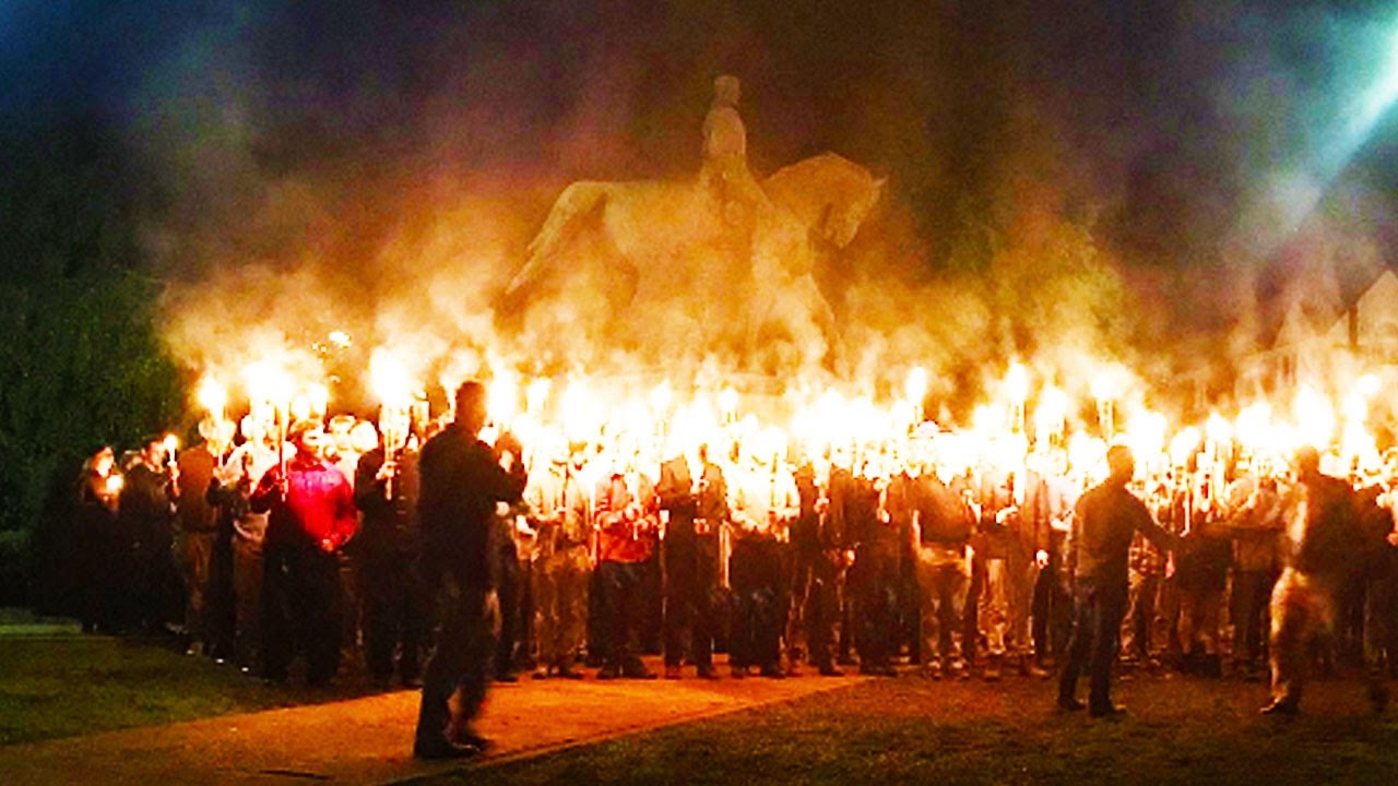 Charlottesville photo: Man shouting angrily at white supremacist rally insists ...