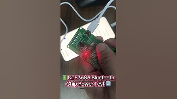 📊 KT6368A Bluetooth Chip - Power Consumption Analysis #aiot #iot  #embeddedsystems #bluetooth