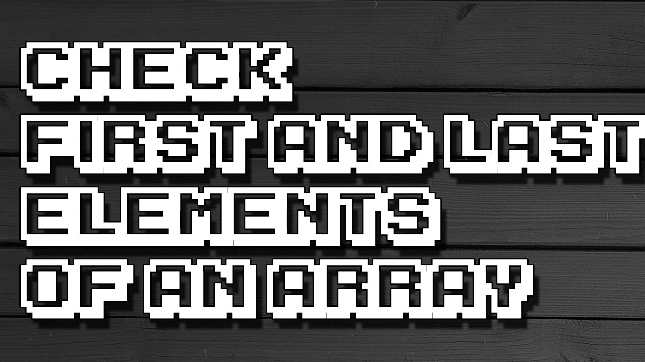 JAVA Custom function to check array elements - YouTube