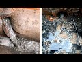 Severely Collapsed Drain &amp; Black Gloopy Manhole