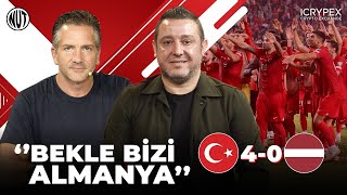 Türkiye 4 - 0 Letonya Maç Sonu Euro 2024 Nihat Kahveci Nebil Evren