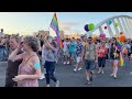 Valencia, Spain 25 June 2022: Manifest of a attractive participants of the World Pride festival in