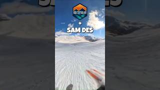 Lake Louise Back Bowl with Sam Des  #ski #skigear #skiing #skiingstunts #skiingfails