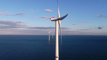 BAM Gravity Base Wind Turbine Foundations - Offshore Drone (4k)