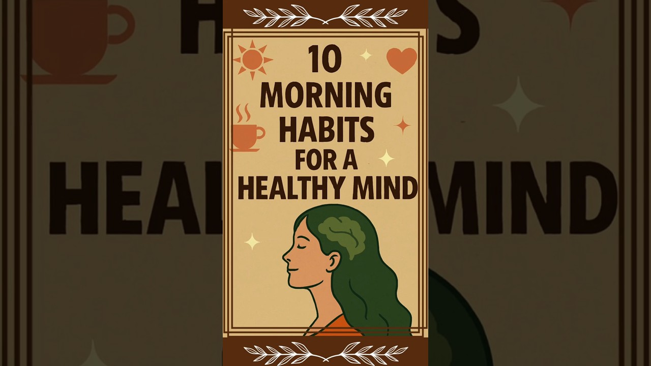 Morning habits for healthy mind 